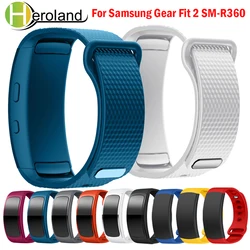 Correa de silicona para reloj inteligente, pulsera deportiva L/S para Samsung Gear Fit 2 Pro, para Samsung Gear Fit2 SM-R360