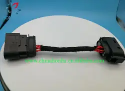Free shipping Car HID Xenon Headlight 10 to 12 Pin Connector Adapter 5 wire harness loom