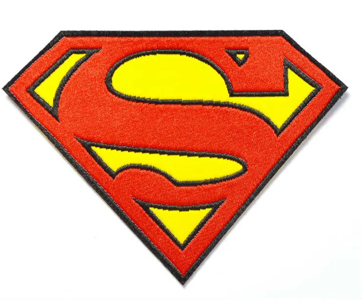 1X HOT ! Fabric SUPER Hero Comics  Man Applique IRON ON Patch Embroidered Badge