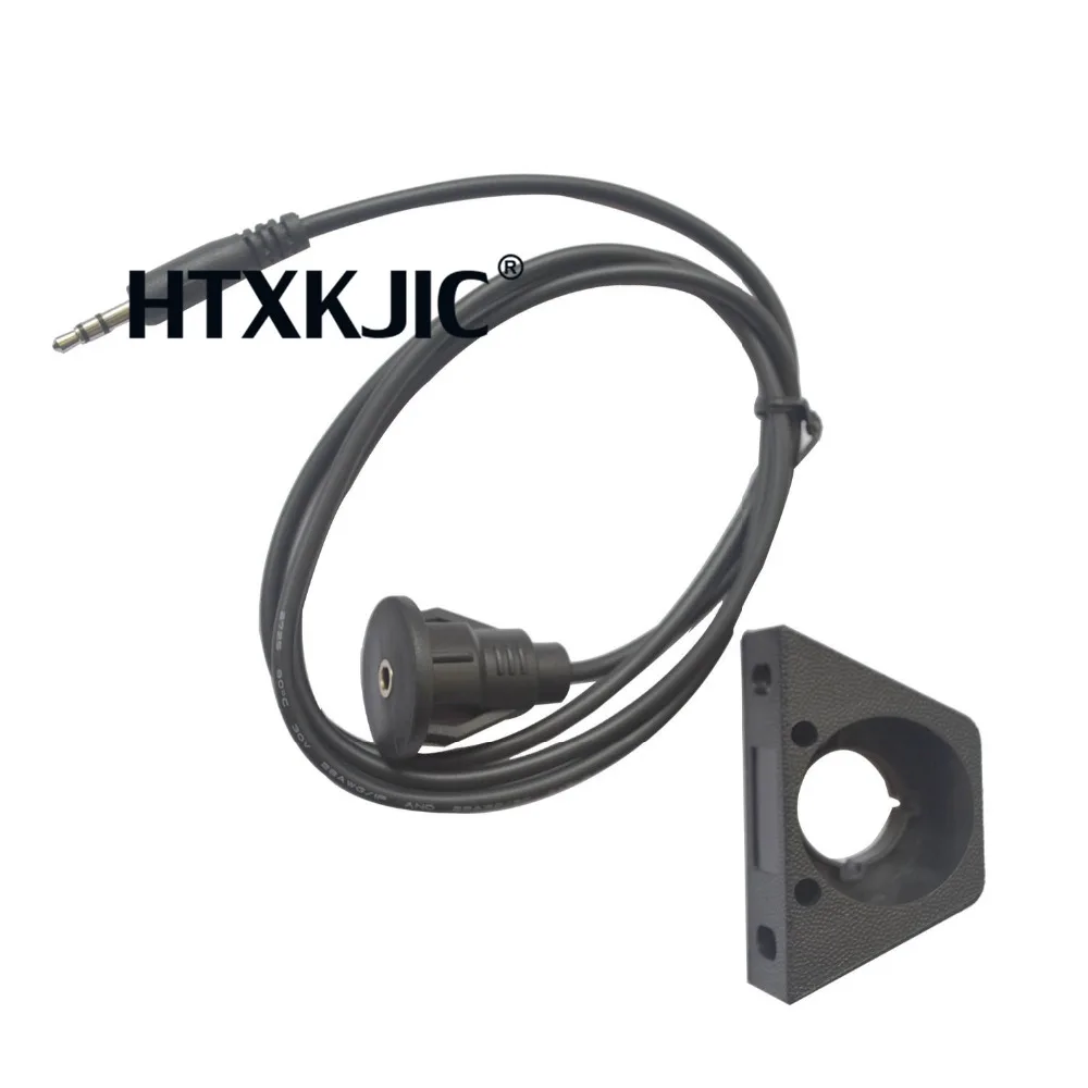 1m سيارة شاحنة لوحة دافق جبل 3.5 مللي متر 1/8 "AUX الصوت جاك تمديد كابل عدة