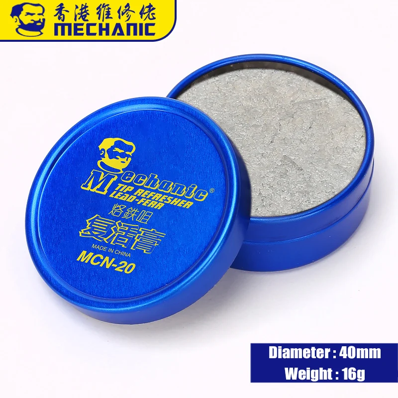 MECHANIC Soldering Tip Refresher Clean Paste for Oxide Solder Iron Tip Head Resurrection Cream Soldering Accessory