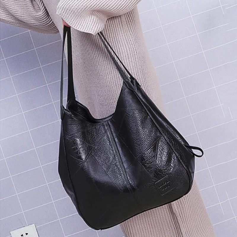 Yogodlns Vintage Frauen Handtasche Designer Luxus Handtaschen Frauen Schulter Tote Weibliche Top-griff Taschen Mode Marke – Detail 16