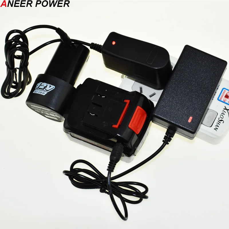 Imagem -06 - Li-ion Furadeira Elétrica Carregador de Bateria Furadeira sem Fio Chave de Fenda Elétrica 12v 16.8v 21v 25v