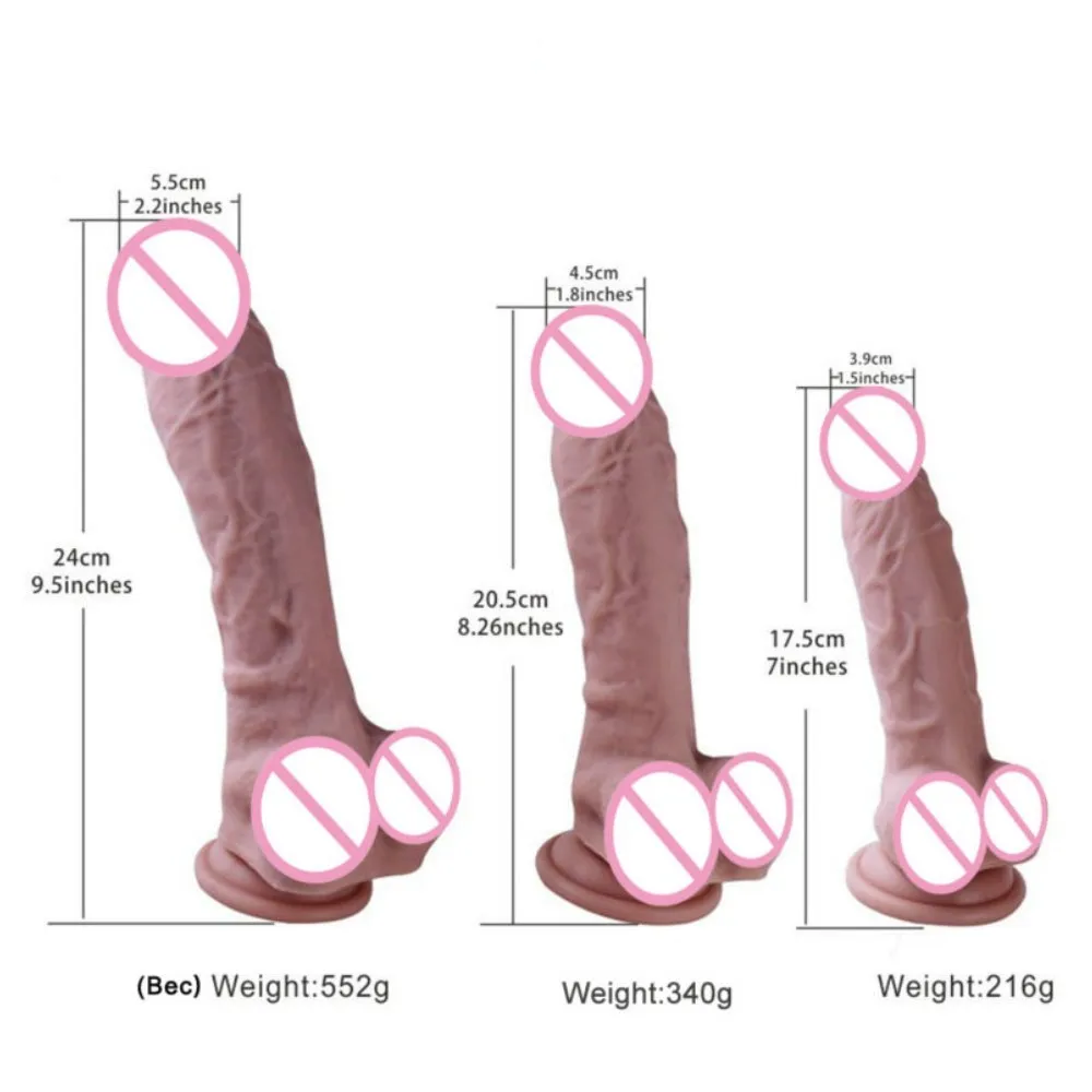 HISMITH Odorless Realistic Liquid Silicone Dildo faloimitator Flexible Penis Strong Suction Cup Adult Sex toys for women