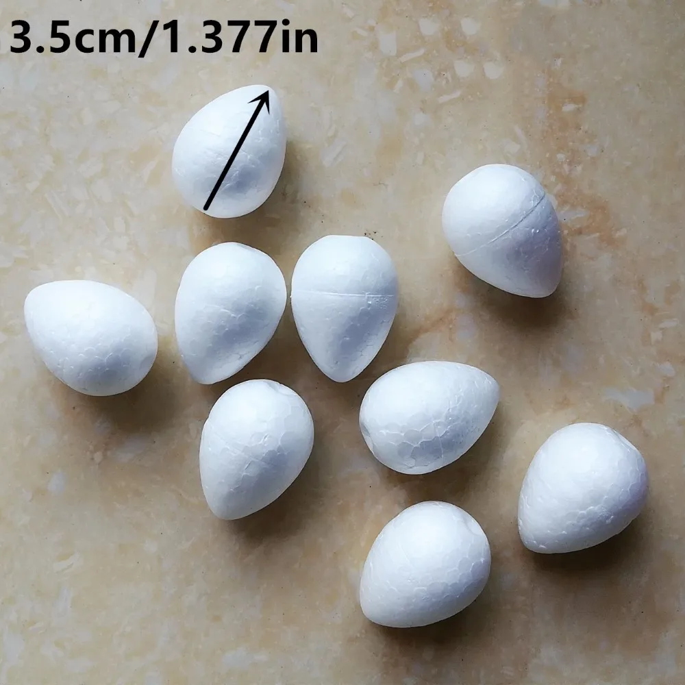 2cm 3cm 3.5cm 4cm 4.5cm 5.5cm Drop-Shaped Foam Rose Bud Stamens For Silk flowers Wire Mesh Materials