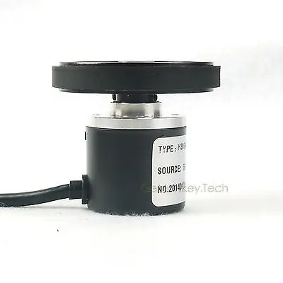 Encoder 400P/R Incremental Rotary Encoder AB Phase Encoder 6mm Shaft & Wheel