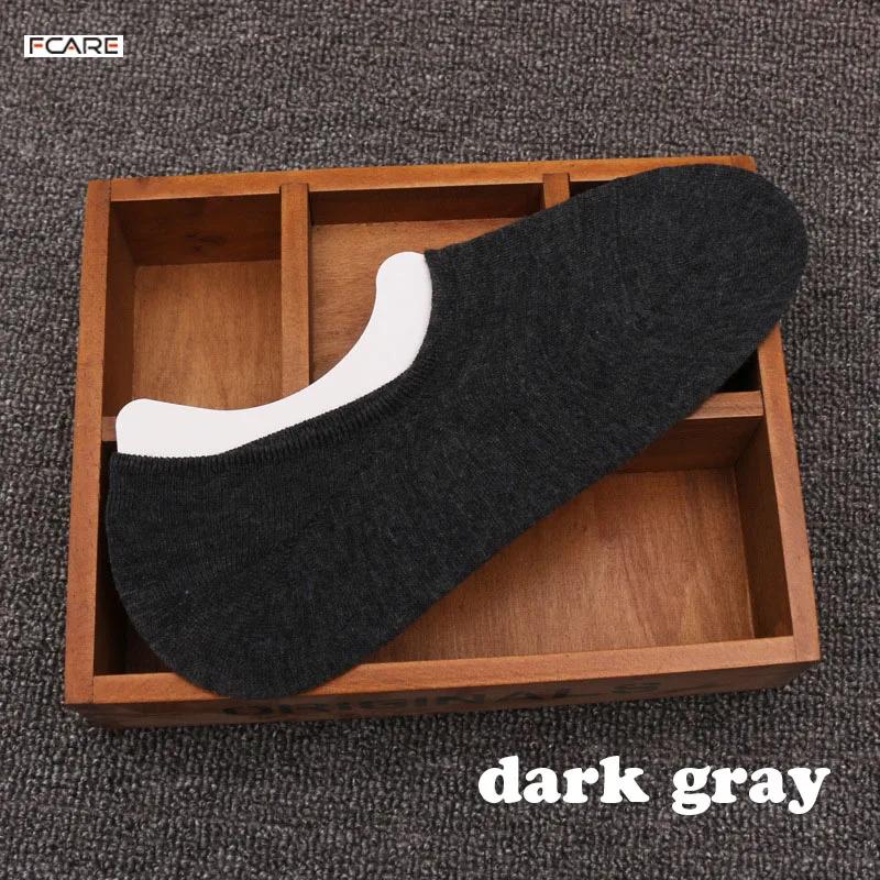 Fcare 8PCS=4 paris 42-47EU size Extra plus size big solid color stealth socks cotton invisible XXXL summer men's boat socks