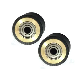 2pcs 4X11x16mm Rubber Plotter Rollers Roland Vinyl Cutter Copper Core Pinch Roller Cutting Plotter Wheels Press Paper Wheel