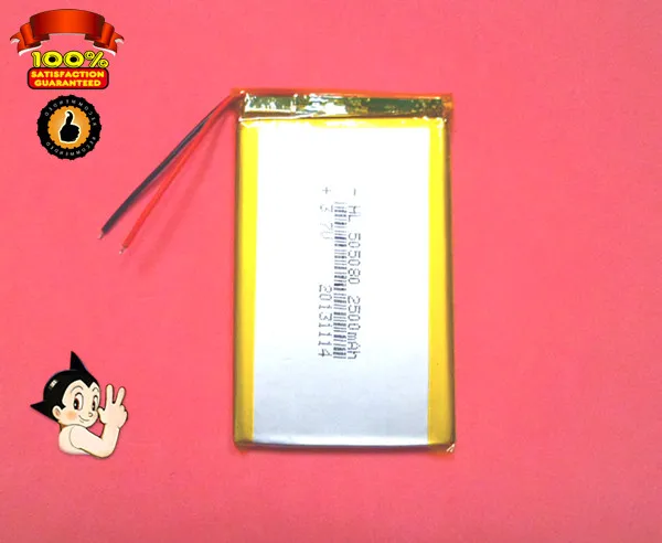 Batería de polímero de litio de gran capacidad, 3,7 V, 505080, para Newman E71/A71HD, tableta, ordenador, 2500mah, de uso general