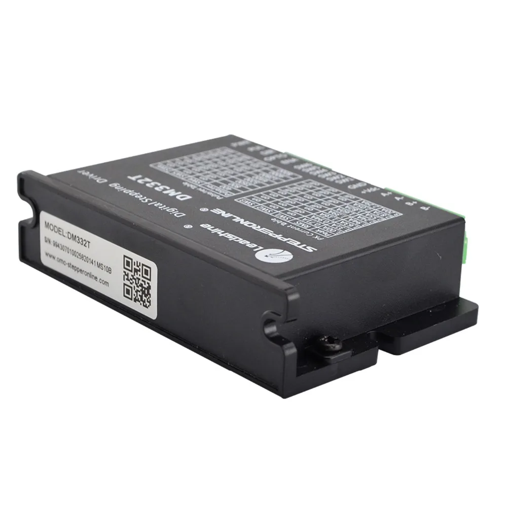 Digital Stepper Motor Driver 1.0-3.2A 10-30VDC Stepper Motor Controller for Nema 17, 23 Stepper Motor DM332T