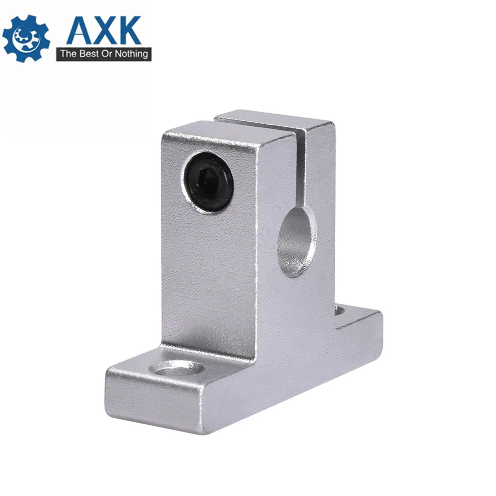 4pcs/lot SK8 SK10 SK12 SK16 SK20 SK25 SK30 SK35 8mm linear bearing rail shaft support XYZ Table CNC Router SH8A 3D printer Part