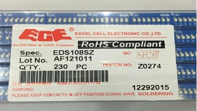 

100% Original EDS108 EDS108S 8P 2.54mm Blue DIP Switch EDS108SZ x 100PCS