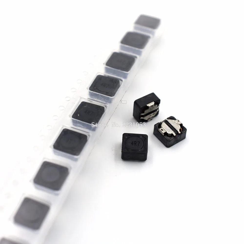 

10PCS/LOT CDRH74R Inductance Wire Wound Chip Shielded Inductor 4.7uH 4.7uh 4R7 7*7*4mm SMD Power Inductor