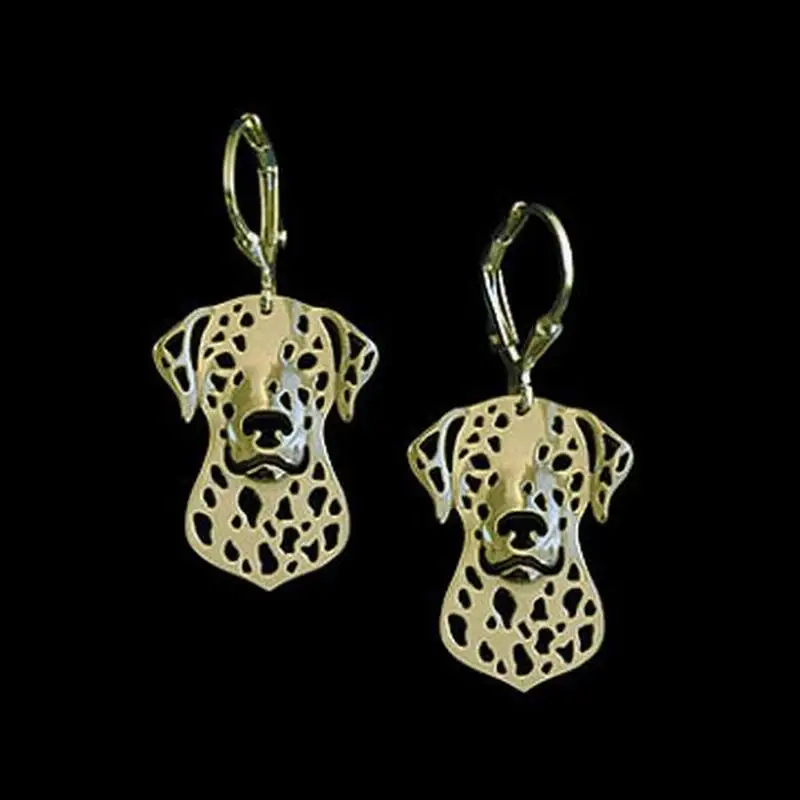 Women's Alloy Animal Pet Earrings Lovers' Metal Dalmatian Dog Earrings