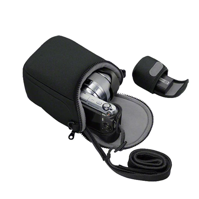 BBF Waterproof Soft Camera Bag Case For Sony A5100 A5000 A6300 A6000 H400 H300 HX90 HX60 HX50 RX100 RX100M4 NEX3 NEX3N NEX5 NEX6