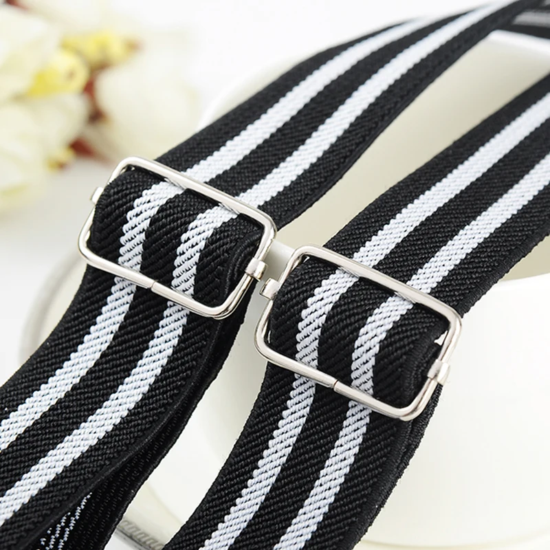 JIERKU Suspenders Kid's Button Braces Baby Suspenders Buttons Suspensorio Fashion Trousers Strap 2.5*65cm KD08231