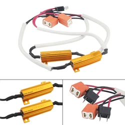 ANGRONG 50W 6ohm H7 Headlight Fog Light Canbus Fix LED Bulb Warning Error LED Load Resistors Wiring Harness