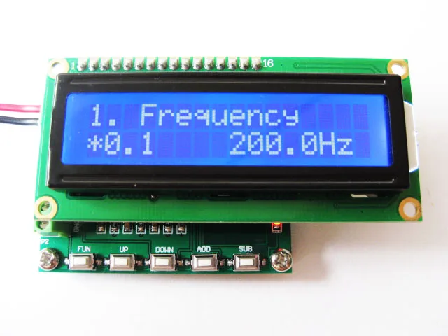 

The new phase of the three-phase sine signal generator can be adjusted from 0 to 360 degrees 0.1 to 2000 Hz