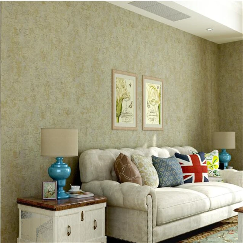 Beibehang papel de parede wallpaper American village retro eco-friendly non-woven wallpaper bedroom living room papel de parede