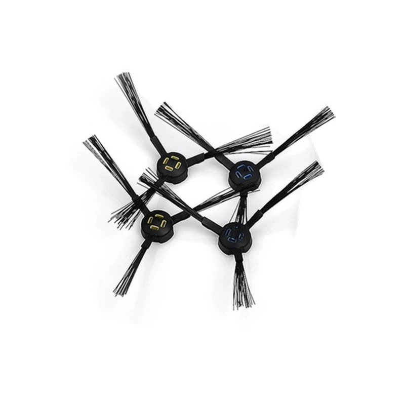 4ชิ้น/ล็อต V8s หุ่นยนต์เปลี่ยนแปรงด้านข้างสำหรับ Ilife V8s เครื่องดูดฝุ่นหุ่นยนต์,Clening แปรงด้านข้าง