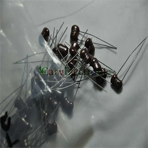 

Wholesale 100pcs long lead New Silver MICA Capacitors 390pF 500V for tube audio guitar amps tone DIY parts free shipping