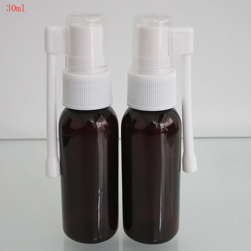 5 cái/lốc 30 ML Bơm Lại Mũi Chai, Bằng Miệng Y Học Chai Phun Sương, chai PET nhựa cho hầu hết các Chất Lỏng, Mỹ Phẩm Make up Chai