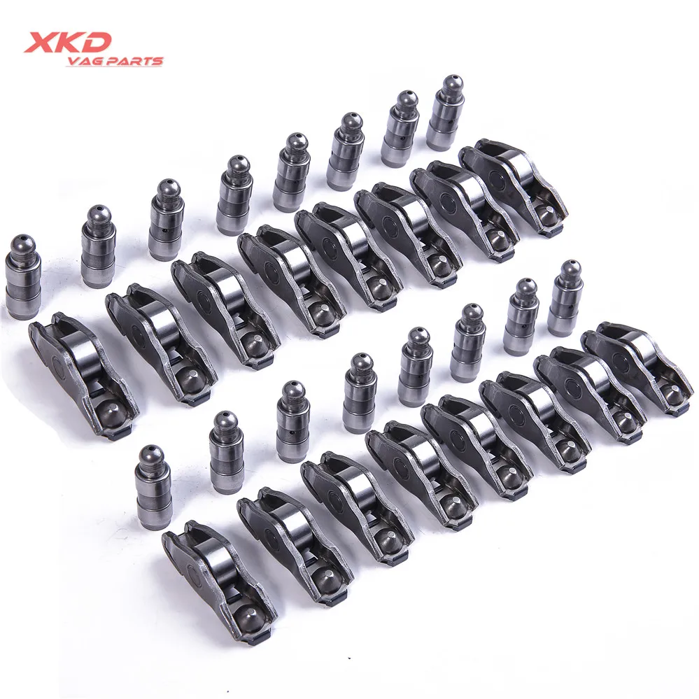 32PCS Engine Valve Lifter&Rocker Arms Fit For VW EOS CC Jetta MK5 Tiguan Passat 2.0T EA888 CCTA CBFA