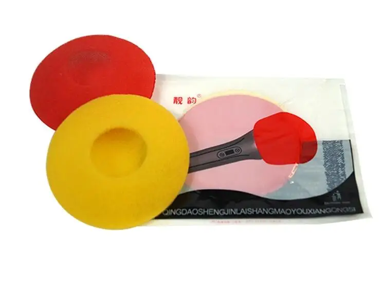 2pcs/bag KTV special Disposable Soft Sponge O Type Microphone Cap Microphone Foam Mic Cover WindScreen Protective for BBS