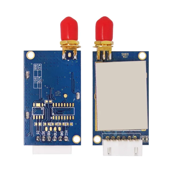 Imagem -03 - Uart rf Transceiver Module 433mhz 868mhz Rs485 Rs232 100mw rf Módulo Transmissor e Receptor sem Fio Peças Lote Sv611