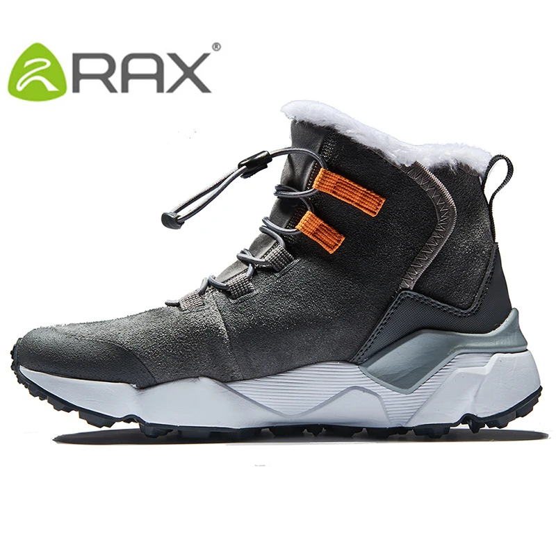 RAX Women\'s Hiking Boots Winter Snow Boots Women Outdoor Hiking Shoes Trekking Warm Anti-slip Shoes  Women Climbing Boots