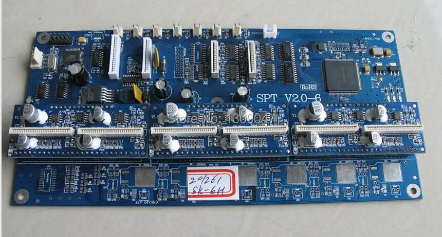 High Quality!!! for Seiko SPT 510 print head board, Zhongye 6 head board USB printhead board(not include the capping board)