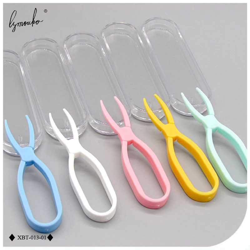 Multicolor Conjoined Clip Contact Lenses Soft Special Silica Gel Tweezers Lens Accessories Useful Clamps for Travel