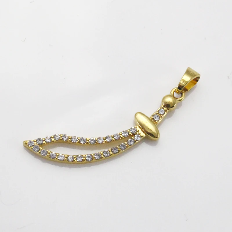 muslim Zulfiqar Sword of Imam Ali pendant & necklace for women & men, charm Islam Gift & Jewelry