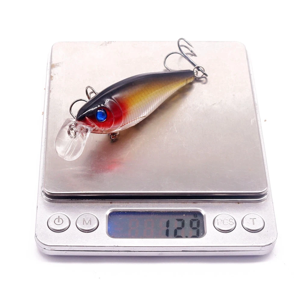1 sztuk błystka Wobblers 8.5cm 12.9g Crankbait Swimbait Treble haki sztuczna twarda przynęta plastikowe wędkarskiego Pesca — zdjęcie 7