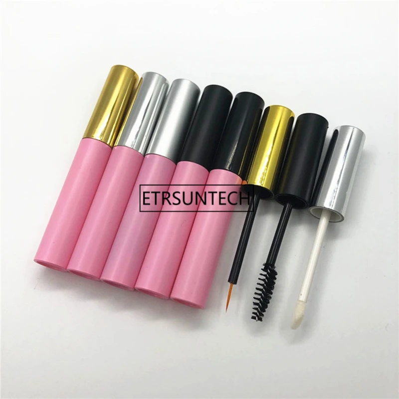 

3.5ML Empty pink Lip gloss tube. Plastic Beauty Makeup Eyeliner Bottle,Portable Mascara tube F1939