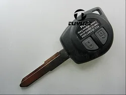 Coque de clé à distance pour Suzuki Grand Vitara, Swift, Ignis, étui vierge, bouton en caoutchouc, sous-marin, 2 boutons, 5 pièces, 10 pièces