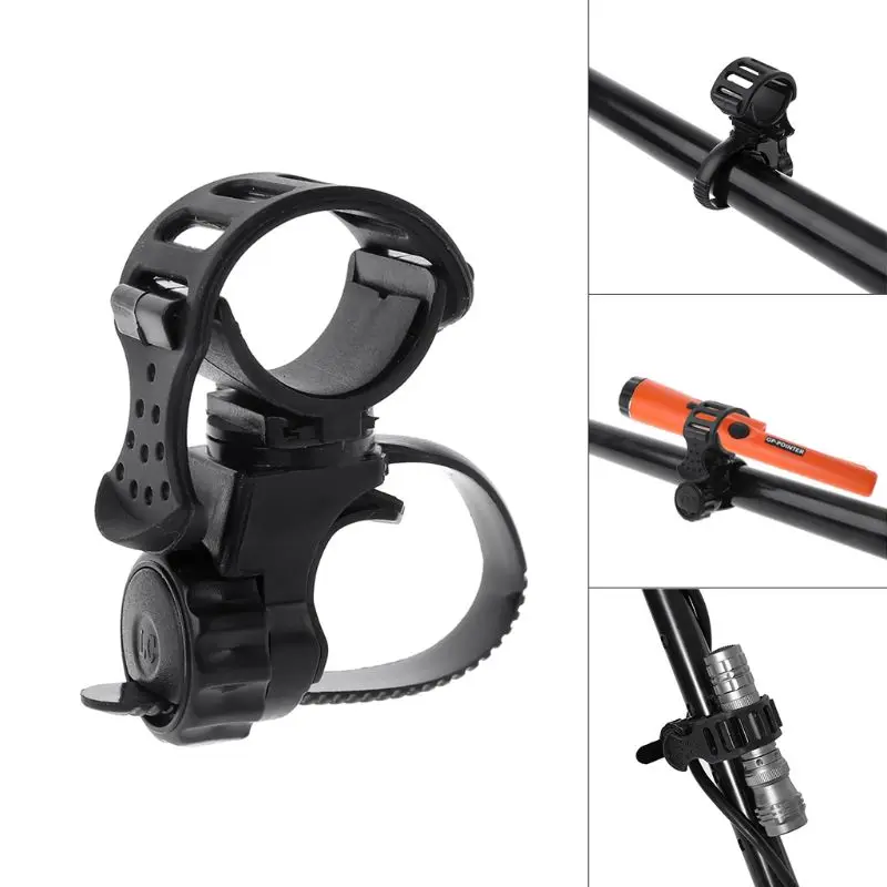 Metal Detector Bike Flashlight Holder PIN Holder Flashlight MOUNT Suitable for All Kinds of Underground Detectors 4XFD