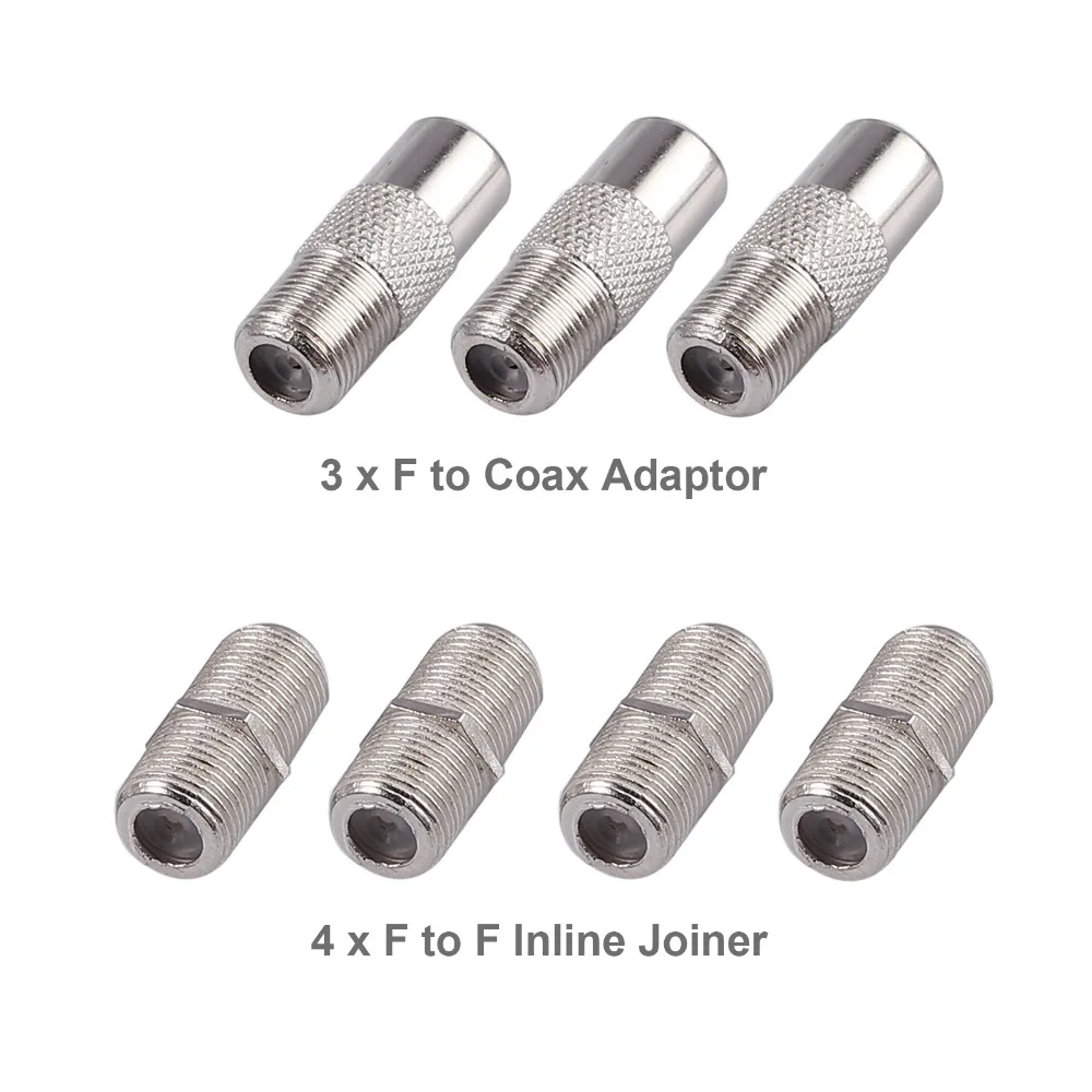 LiNKFOR 3-Weg Coax Kabel Splitter MoCA 5-2500MHz 3 Weg TV / CATV Breitband Splitter Für home TV Ausrüstungen