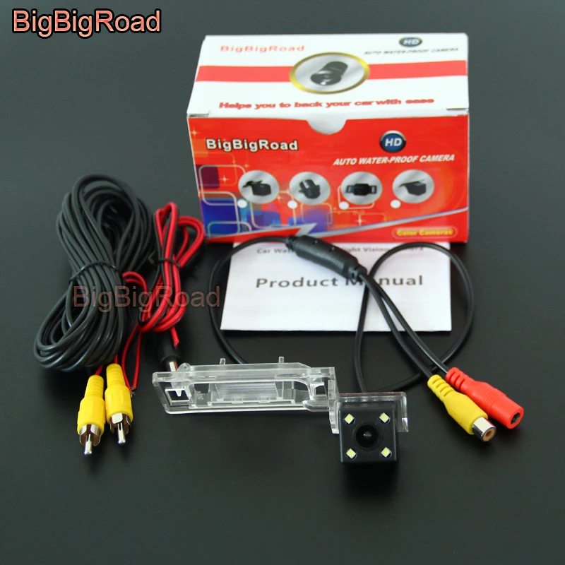 

BigBigRoad Car Rear View Reverse Parking CCD Camera For Audi RS5 s3 S5 A4L A4 TT A1 A3 A5 A7 Q3 Q5 2009 2010 2011 2012 2014