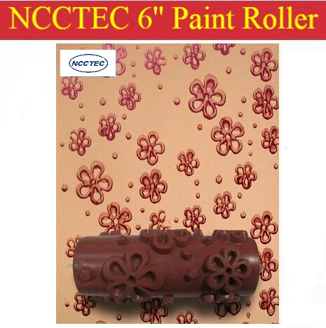 6'' soft rubber decorator roller FREE shipping | 150mm wall paint roller tools