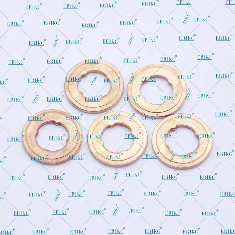 ERIKC 9001850D injector nozzle copper washer 9001-850D (size: 7.1*15*2.5mm), injection copper ring thickness=2.5mm 9001 850D