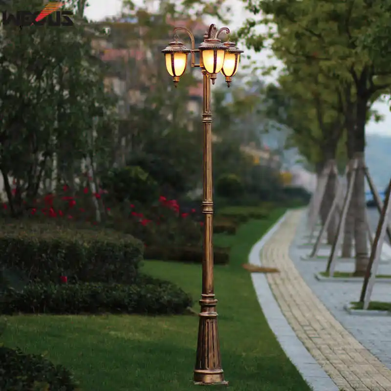 

(H≈2.6M) European Landscape Lights Antique Garden Lights 2/3 Headlights Park Road Garden Engineering Lighting