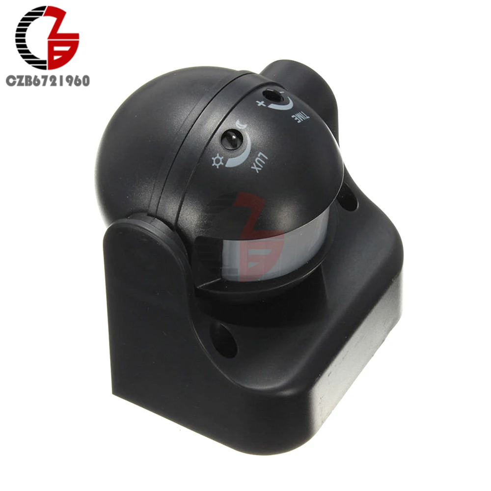 

AC 220V 180 Degree Outdoor Security PIR Infrared Motion Sensor Switch Movement Detector Max 12m 3-2000Lux Automatic Light Switch