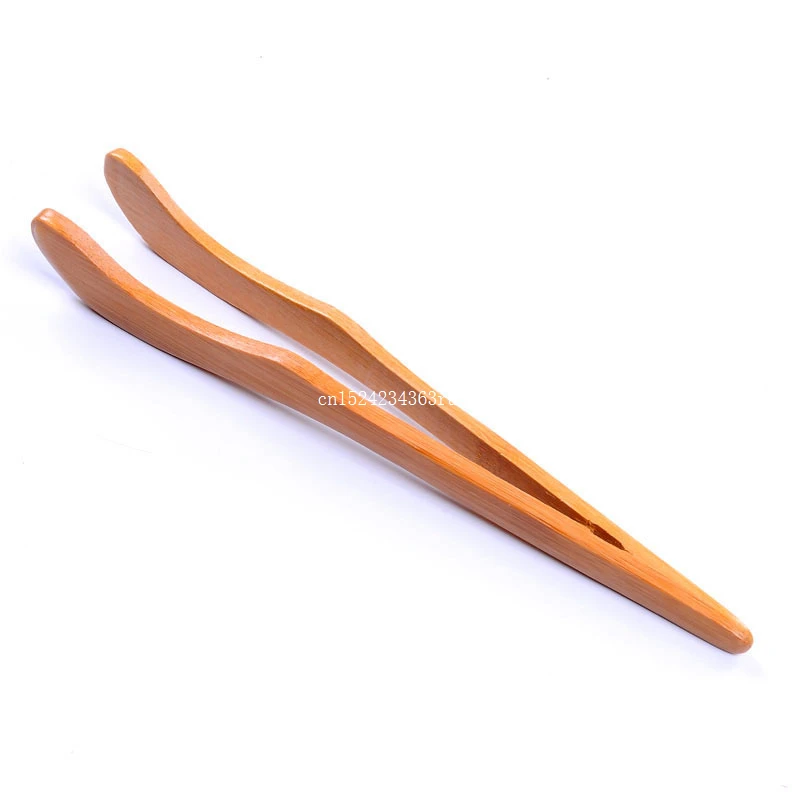

100 pcs Tea Clip Carbonize Tea Tweezer Chinese Natural Bamboo Handmade Tea Ceremony Accessory 18cm
