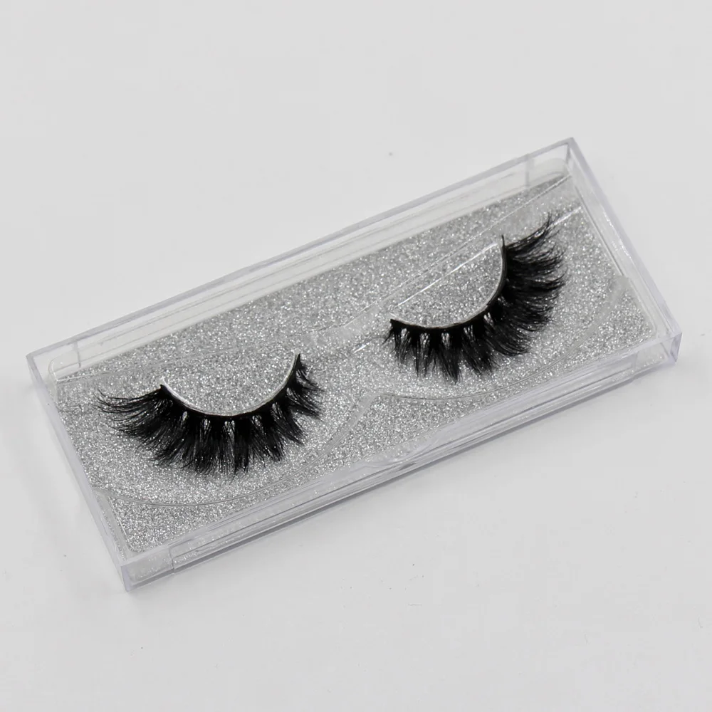 LEHUAMAO ciglia di visone 3D trucco ciglia soffici naturali lunghe ciglia finte striscia piena riutilizzabile estensione ciglia finte 1 paio
