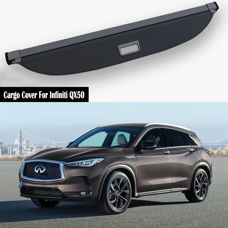 

Rear Cargo Cover For Infiniti QX50 2018 2019 2020 2021 privacy Trunk Screen Security Shield shade Auto Accessories