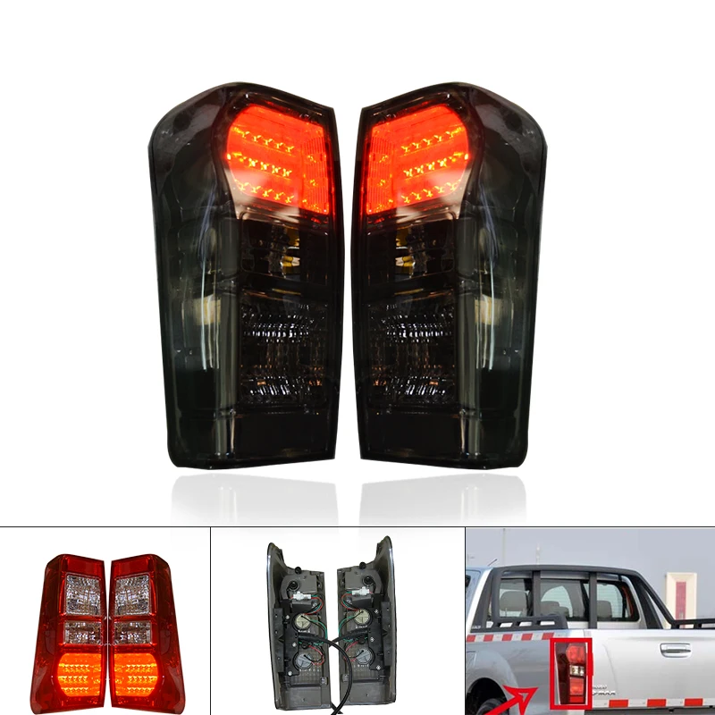 LED REAR LIGHTS TAIL LAMP BRAKE SIGNAL LIGHTS FIT FOR ISUZU D-MAX DMAX  2012-2017 PICKUP CAR PARTS ACCESSORIES IN FREE SHIPMENT