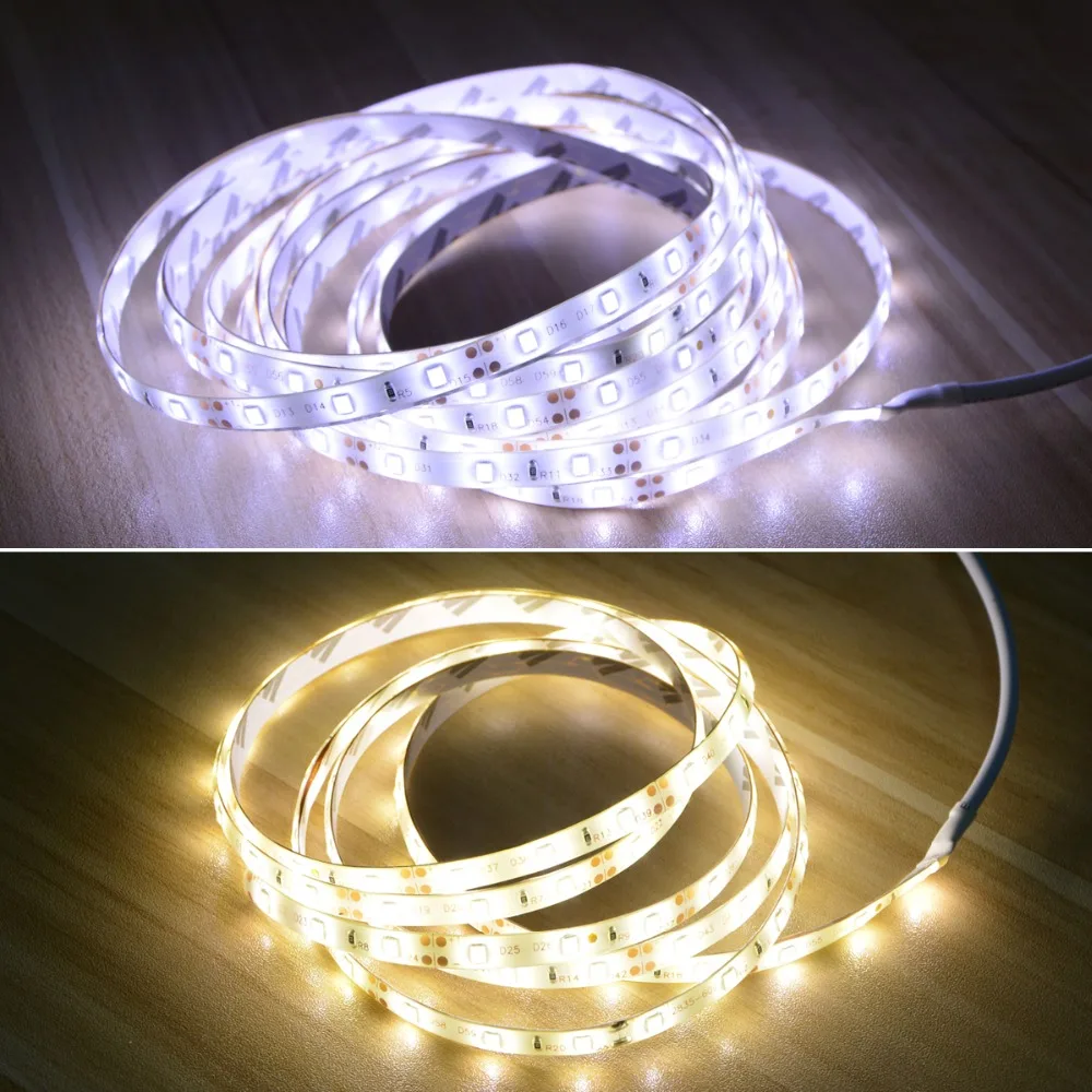 Wireless PIR Motion Sensor LED Strip light 12V Auto on/off Stair Wardrobe Closet kitchen LED Light lamp 110V 220V 1M 2M 3M 4M 5M