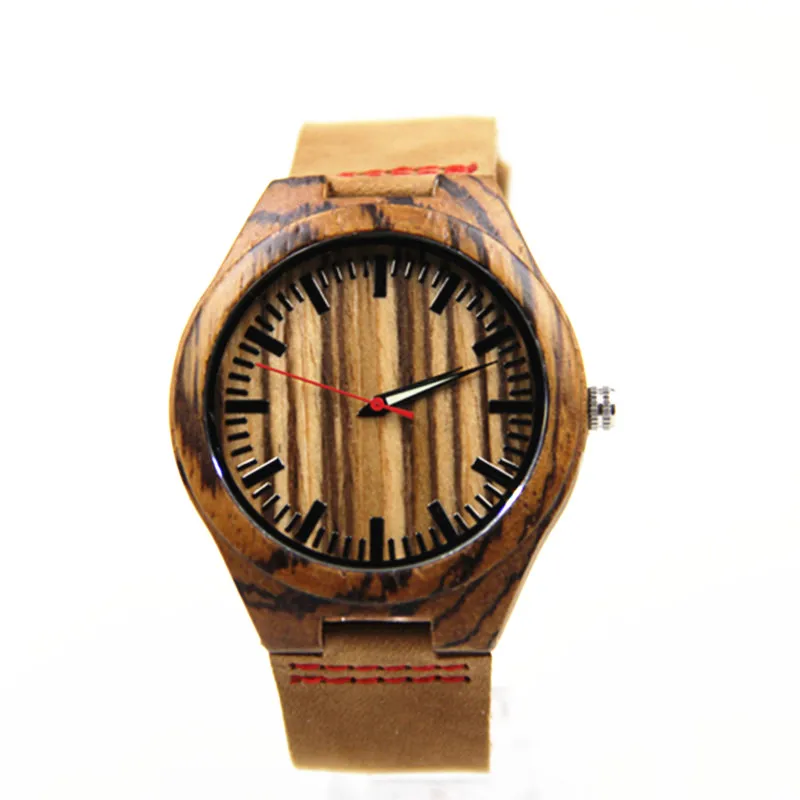 

Stylish Wooden Watch Bracelet Quartz Watch Clock With Gift Box For Man Or Woman With Multifunctional Wristwatches