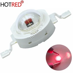 10-100 SZTUK 730nm 740NM 3W Lampa LED dużej mocy IR Daleko czerwona czerwona dioda na podczerwień 3w 720NM do projektowej latarki laserowej Night Vision